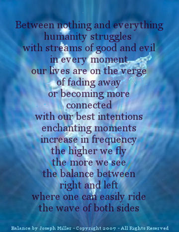 balance poem